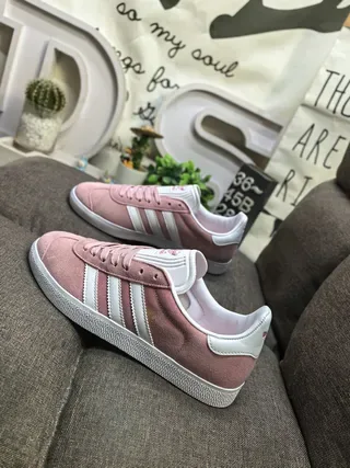 Adidas Gazelle Dusty Pink Suede Lifestyle Sneakers 7