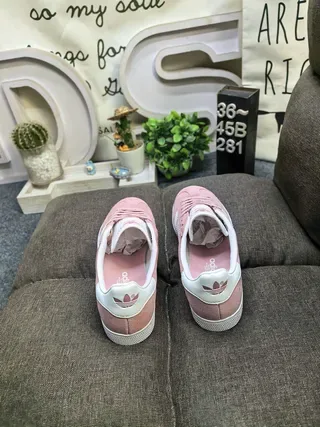 Adidas Gazelle Dusty Pink Suede Lifestyle Sneakers 8