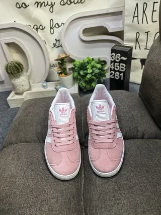 Adidas Gazelle Dusty Pink Suede Lifestyle Sneakers 10