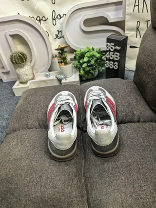 Adidas Gazelle Metallic Silver Red Lifestyle Sneakers 8