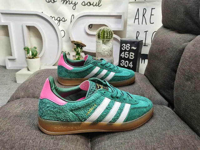 Adidas Gazelle Olive Green Suede Lifestyle Sneakers 21