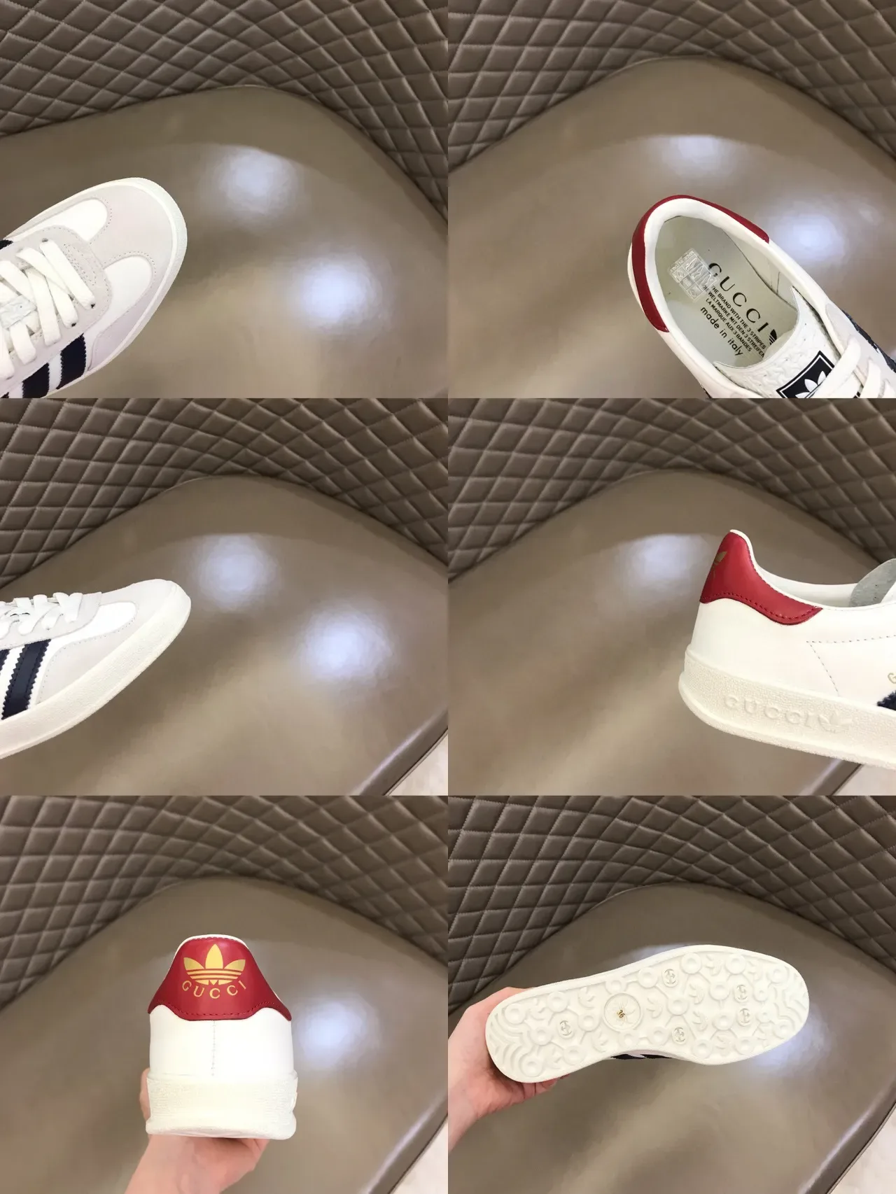 Adidas Gazelle White Navy Red Lifestyle Sneakers 2