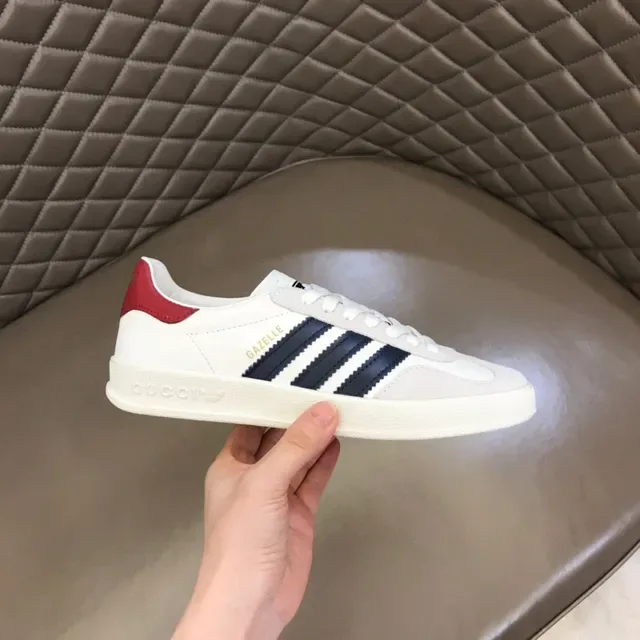 Adidas Gazelle White Navy Red Lifestyle Sneakers 5