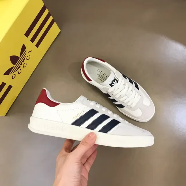 Adidas Gazelle White Navy Red Lifestyle Sneakers 6
