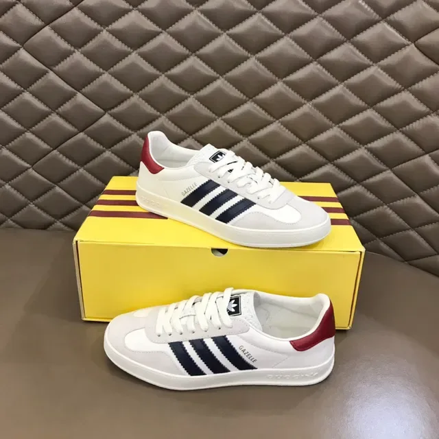 Adidas Gazelle White Navy Red Lifestyle Sneakers 7