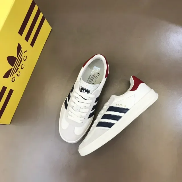 Adidas Gazelle White Navy Red Lifestyle Sneakers 8