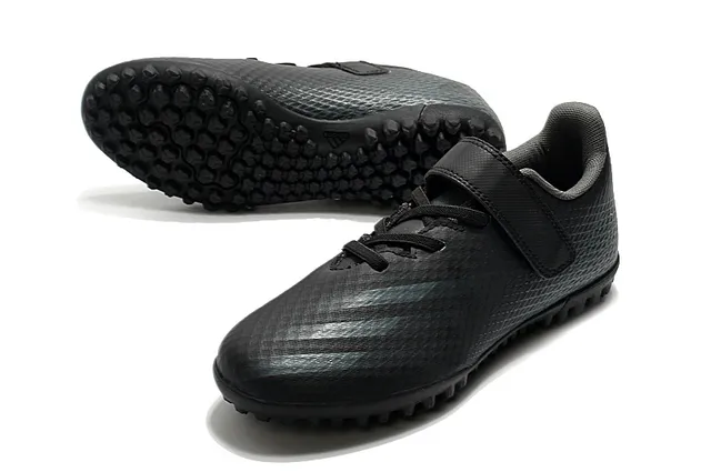 Adidas Verde Roxo Baixo Corte Superior Sintético Solado Hexagonal Sapatos de Futebol Turf 24