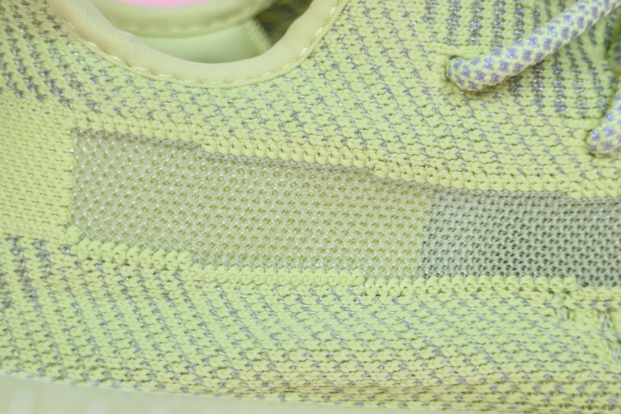 Adidas Green White Knit Upper Ribbed Translucent Sole Lifestyle Sneakers 12