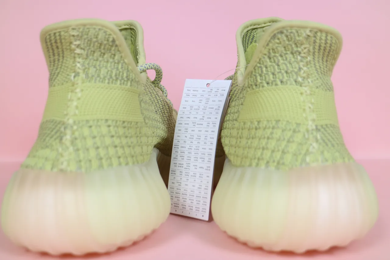 Adidas Green White Knit Upper Ribbed Translucent Sole Lifestyle Sneakers 13