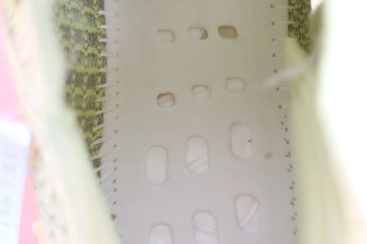 Adidas Green White Knit Upper Ribbed Translucent Sole Lifestyle Sneakers 18