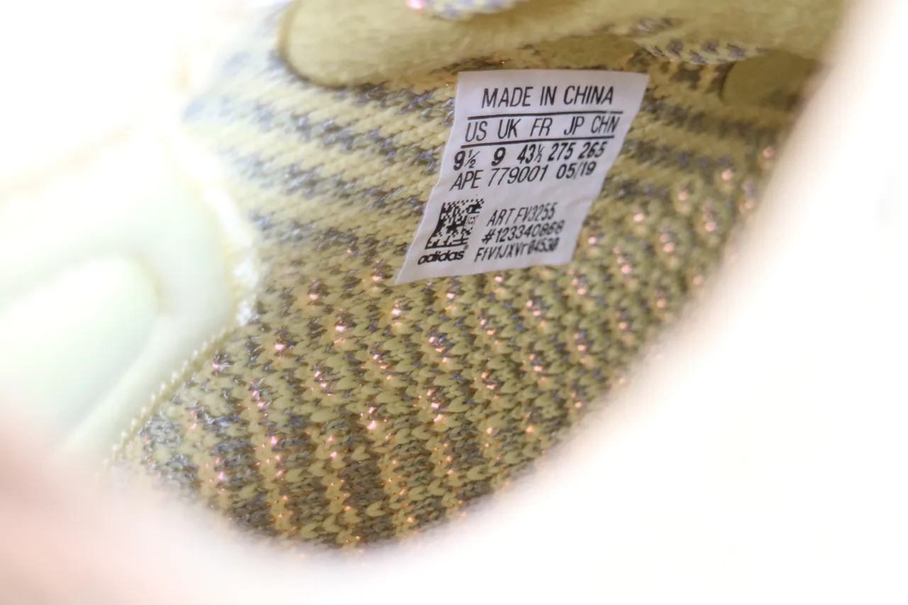 Adidas Green White Knit Upper Ribbed Translucent Sole Lifestyle Sneakers 19