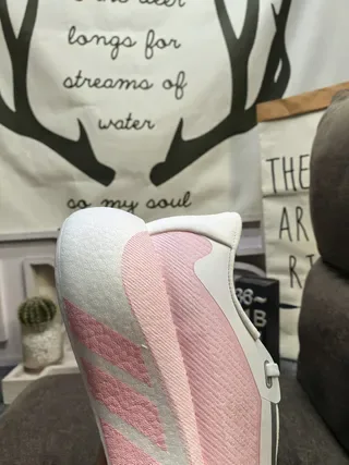 Adidas Hyperboost Pink and White Lifestyle Sneakers 3
