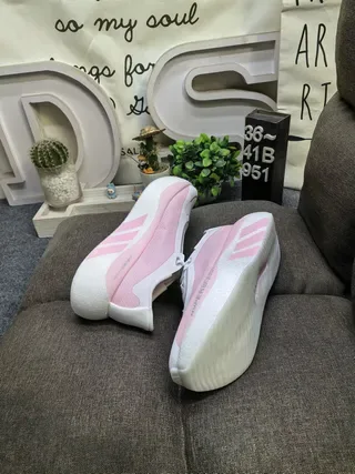 Adidas Hyperboost Pink and White Lifestyle Sneakers 6