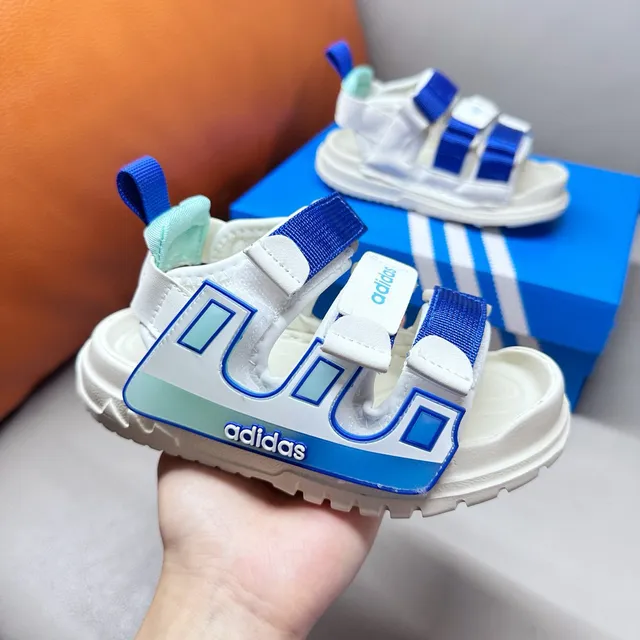 Adidas Enfants Multi-Lanières Bloc de Couleur Sandales Casual 15