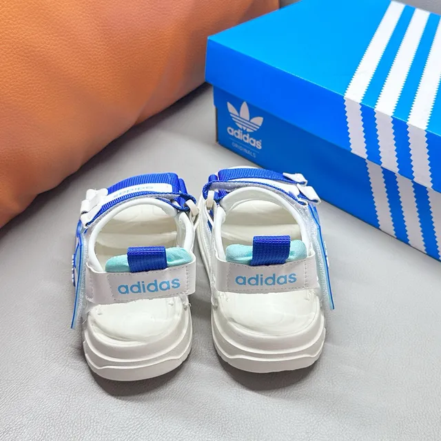 Adidas Enfants Multi-Lanières Bloc de Couleur Sandales Casual 18