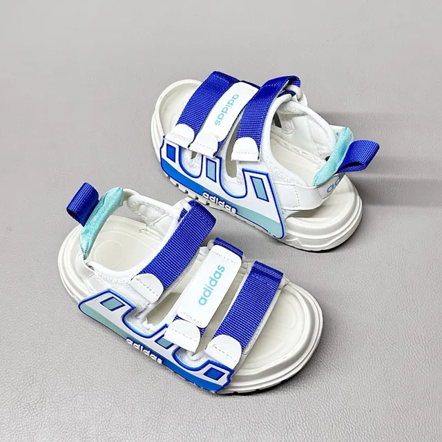 Adidas Enfants Multi-Lanières Bloc de Couleur Sandales Casual 20