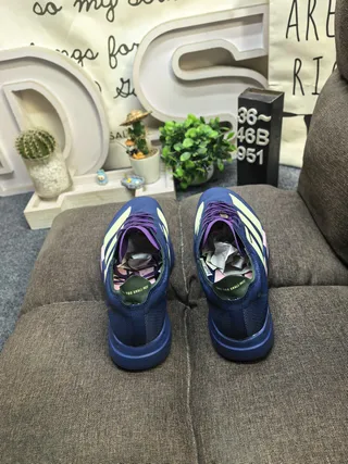 Adidas Lightstrike Pro Blue Lime Green Purple Chaussures de course 8