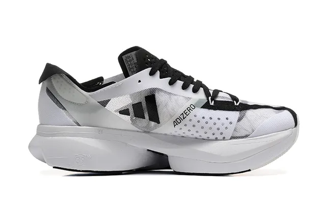 Adidas Lightstrike Pro White Black Gray Running Shoes 6