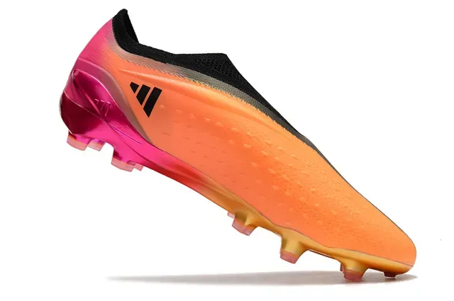 Adidas Chaussures de Football Multicolore Dégradé Doré Col Chaussette Terrain Ferme 2