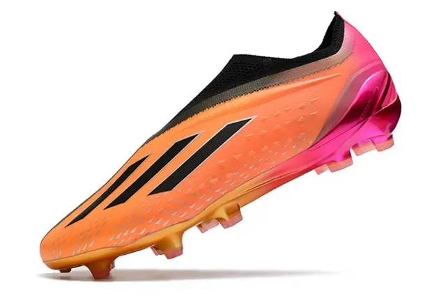 Adidas Chaussures de Football Multicolore Dégradé Doré Col Chaussette Terrain Ferme 3