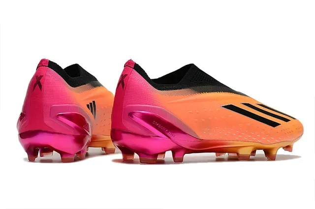 Adidas Chaussures de Football Multicolore Dégradé Doré Col Chaussette Terrain Ferme 5