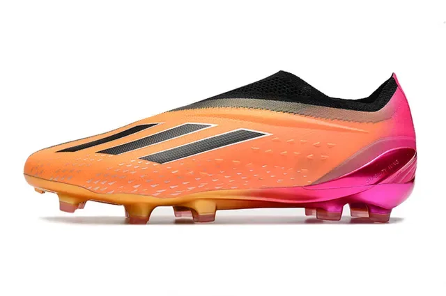 Adidas Chaussures de Football Multicolore Dégradé Doré Col Chaussette Terrain Ferme 7