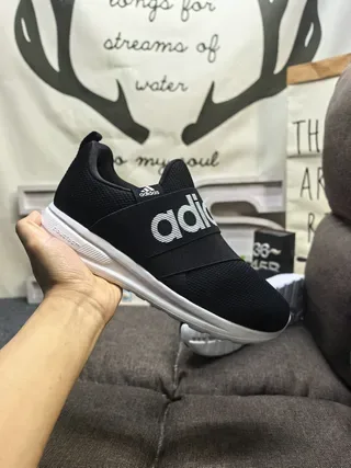 Adidas Navy White Slip-On Mesh Upper Lifestyle Sneakers 5
