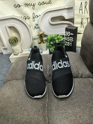 Adidas Navy White Slip-On Mesh Upper Lifestyle Sneakers 10