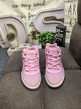 Adidas Pink White Low-Top Padded Collar Lifestyle Sneakers 10