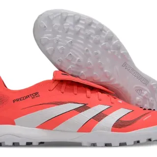 Adidas Predator ES C.1994 Naranja Blanco Zapatos de Fútbol Turf