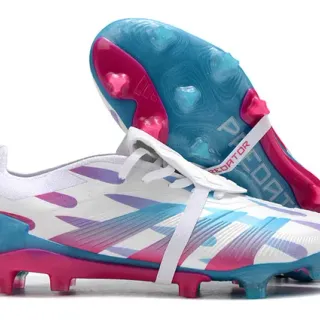 Adidas Predator Multicolor Low-Cut Cage Upper Dynamic Graphic Overlay Firm-Ground Soccer Shoes