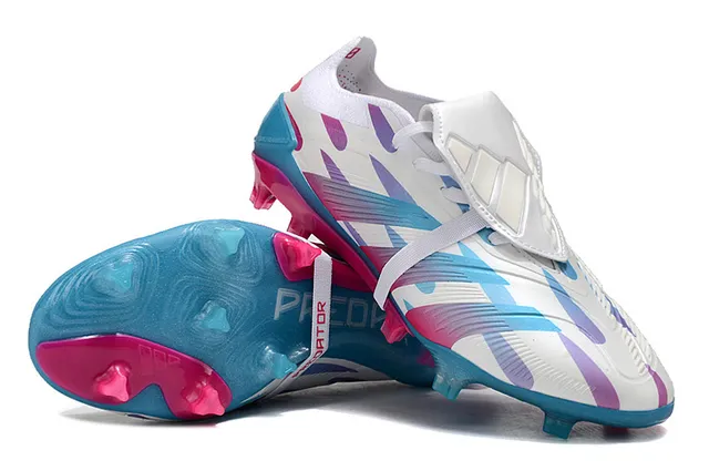 Adidas Predator Multicolor Low-Cut Cage Upper Dynamic Graphic Overlay Firm-Ground Soccer Shoes 4