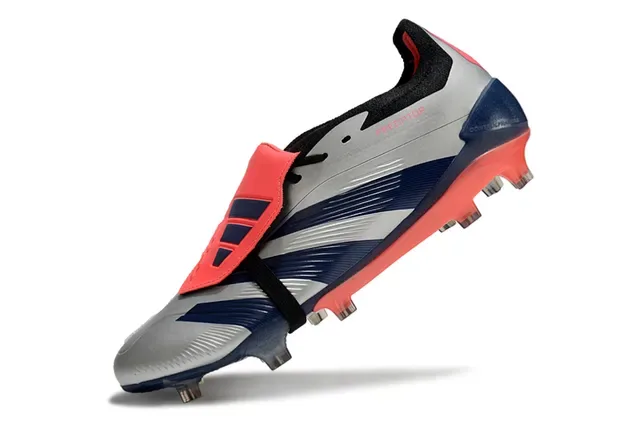 Adidas Predator Argent Marine Corail Firm-Ground Chaussures de Football 3