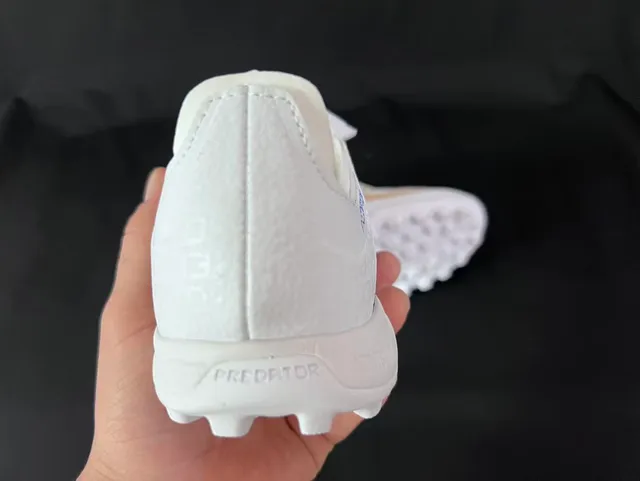 Adidas Predator Chaussures de football Turf Blanc Noir Or 3
