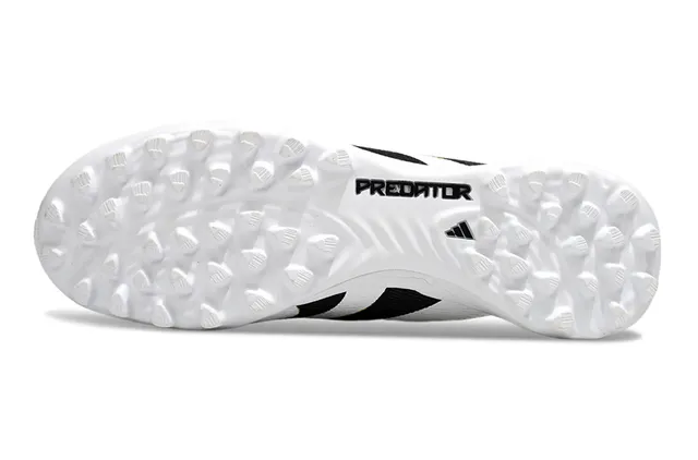 Adidas Predator Chaussures de football Turf Blanc Noir Or 15