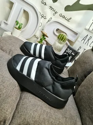 Adidas Quilted Slip-On Platform Sneakers 7