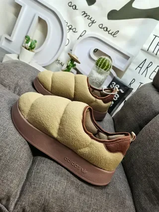 Adidas Quilted Slip-On Platform Sneakers 17