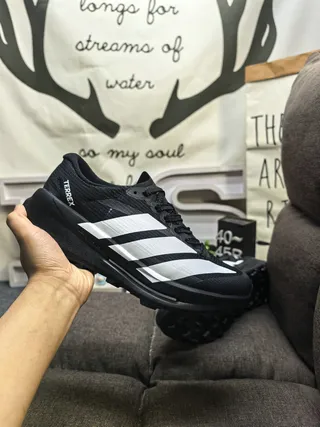 Adidas Red Black Silhouette Aggressive Lug Outsole Running Shoes 15