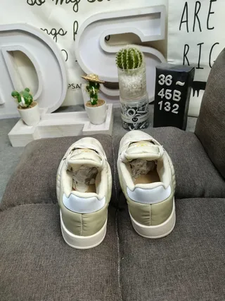 Adidas Samba Beige and White Lifestyle Sneakers 8