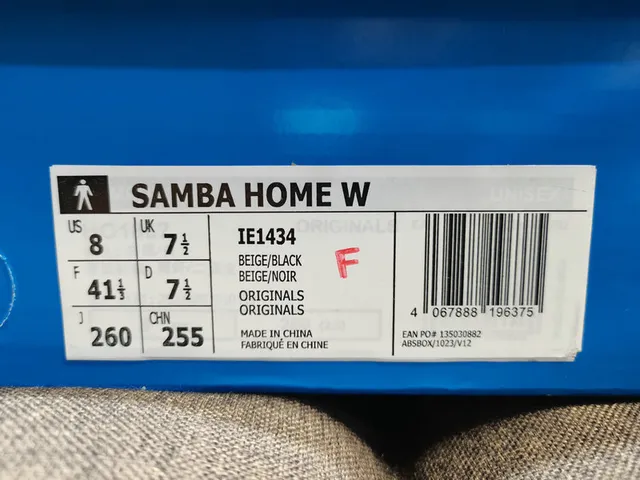 Adidas Samba Black and White Leather Lifestyle Sneakers 2