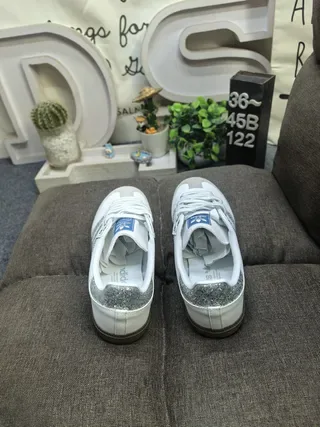 Adidas Samba Brown and White Lifestyle Sneakers 8