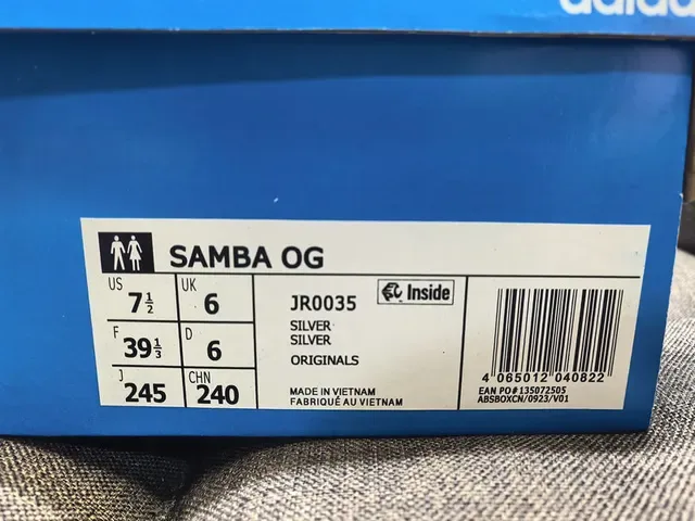 Adidas Samba Brown and White Lifestyle Sneakers 22