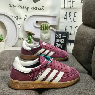 Adidas Samba Burgundy Corduroy Lifestyle Sneakers