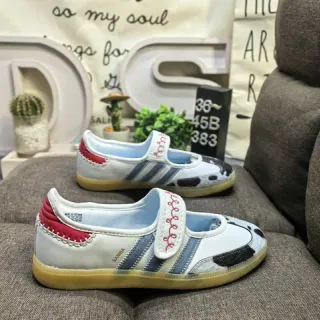 Adidas Samba Cow-Print Mary Jane Shoes