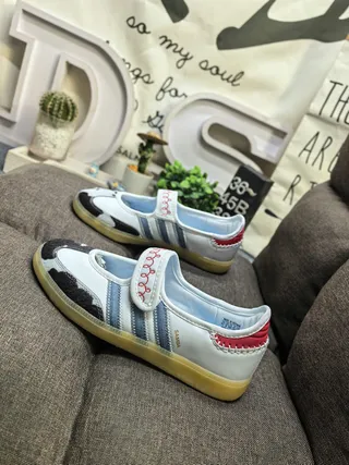 Adidas Samba Sapatos Mary Jane com estampado de vaca 7