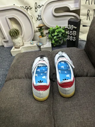 Adidas Samba Sapatos Mary Jane com estampado de vaca 8
