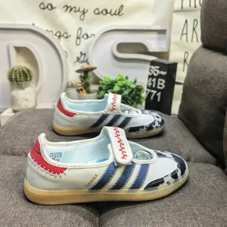 Adidas Samba Cow Print Navy Red White Lifestyle Sneakers