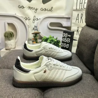 Adidas Samba Off-White and Black Lifestyle Sneakers