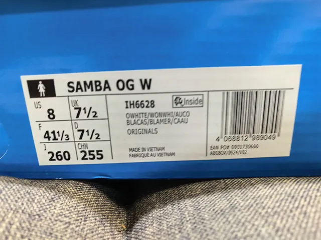 Adidas Samba Off-White & Black 生活休闲鞋 2