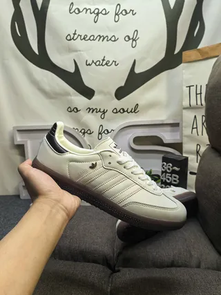 Adidas Samba Off-White & Black 生活休闲鞋 5